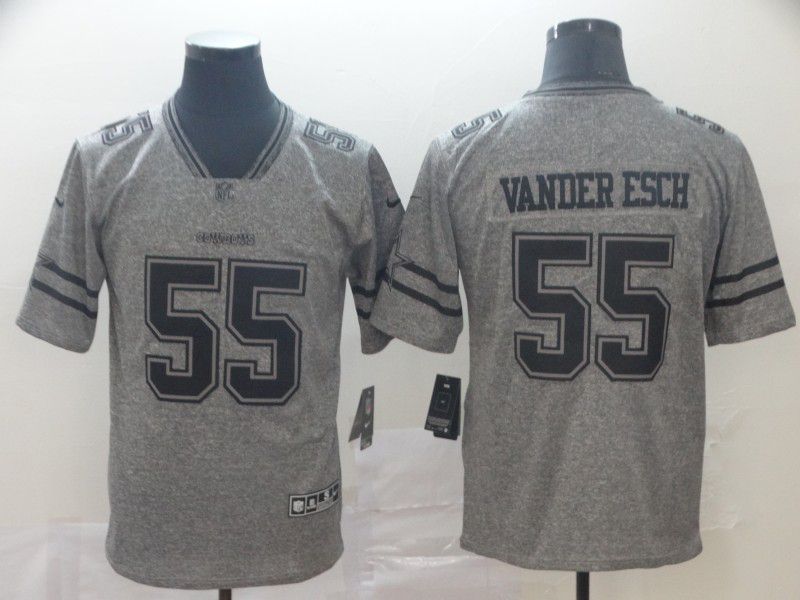 Men Dallas cowboys #55 Vander esch Gray Nike Vapor Untouchable Stitched Gridiron Limited NFL Jerseys->dallas cowboys->NFL Jersey